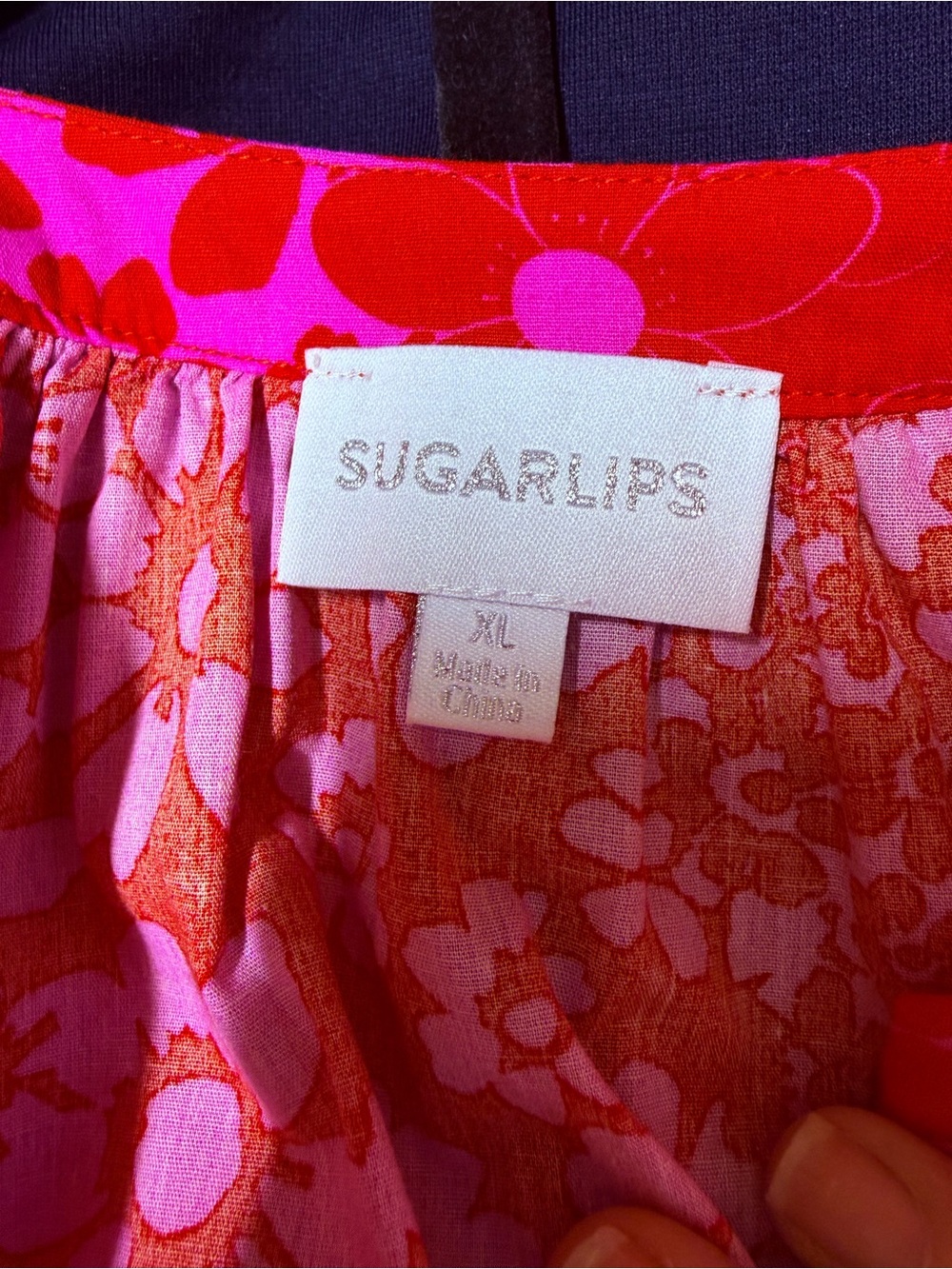 Sugarlips Pink & Red Floral Mini Dress - Picture 4 of 4